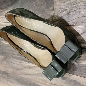Kenneth Cole, peep toe, heels.